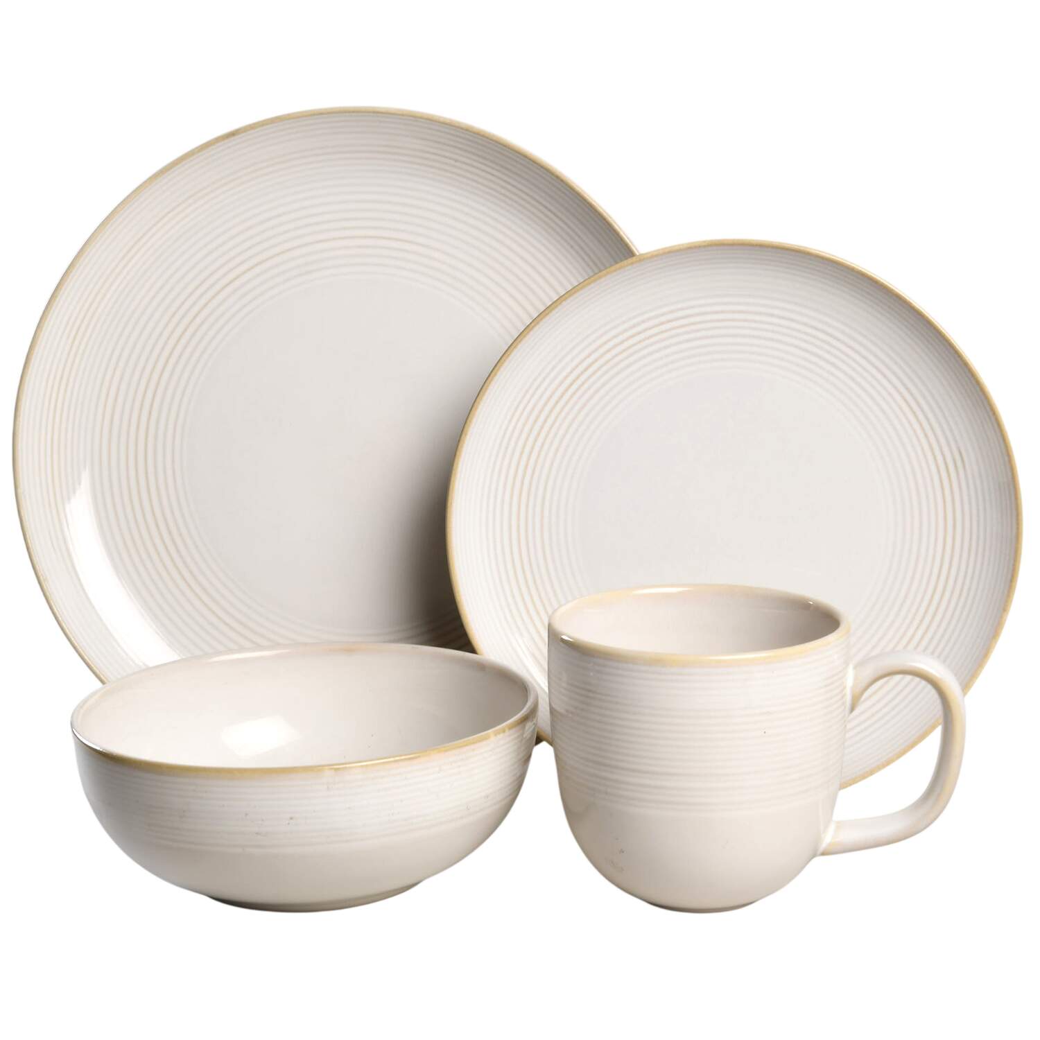 Custard 4 Piece Place Setting by Food Network-1
