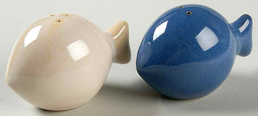 Coast (Fish Shape) Salt & Pepper Set by Food Network-1
