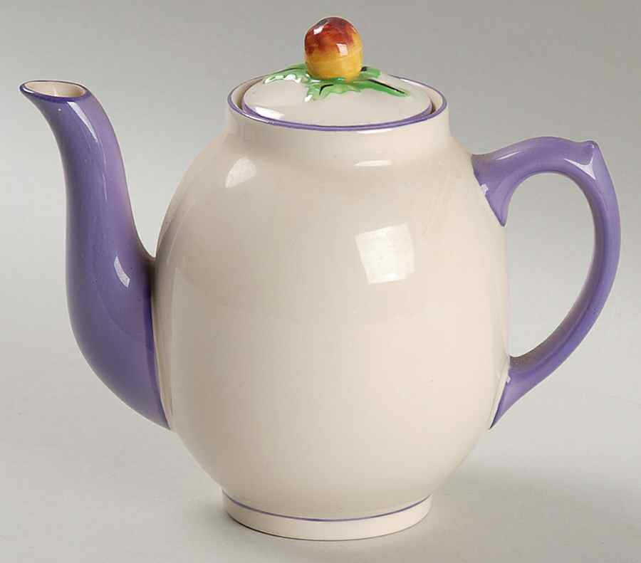 5882 Purple Mini Teapot & Lid by Fondeville-1