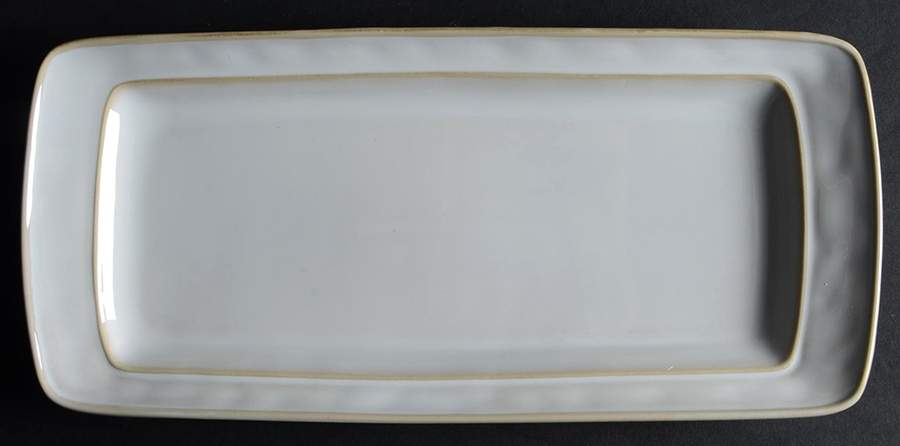 Fontina White 13" Rectangular Serving Platter by Food Network-1
