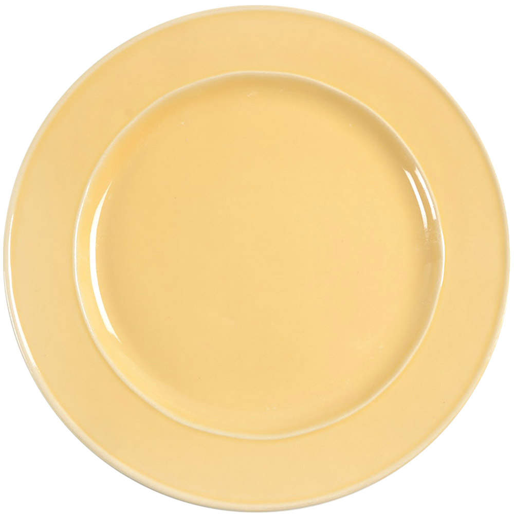 Fontina Yellow Dinner Plate by Food Network-1