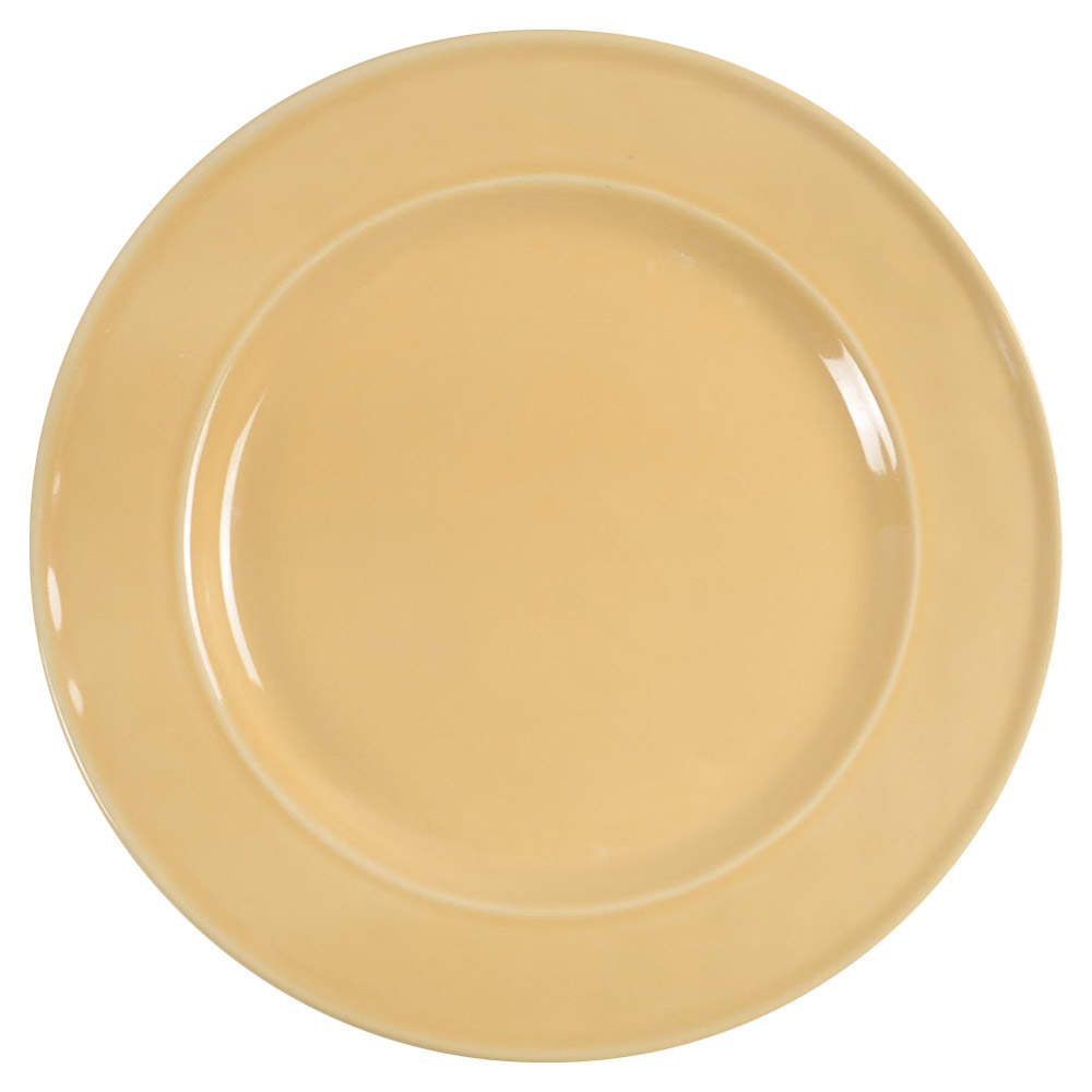 Fontina Yellow Salad Plate by Food Network-1