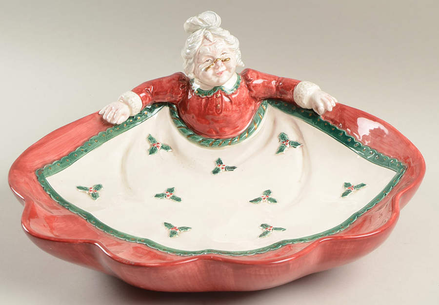 Mrs Claus Figural Server by Fitz & Floyd-1
