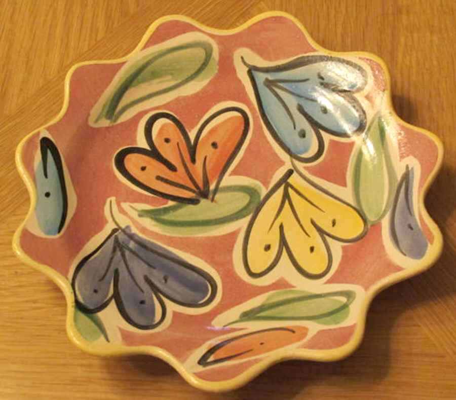 Tulip Cameo Salad Plate by Fioriware-1
