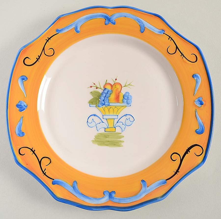 Ricamo Amoretti Square Salad Plate by Fitz & Floyd-1