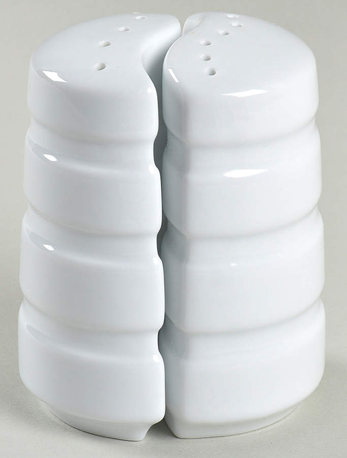 Everyday White (Porcelian) Salt & Pepper Set by Fitz & Floyd-1