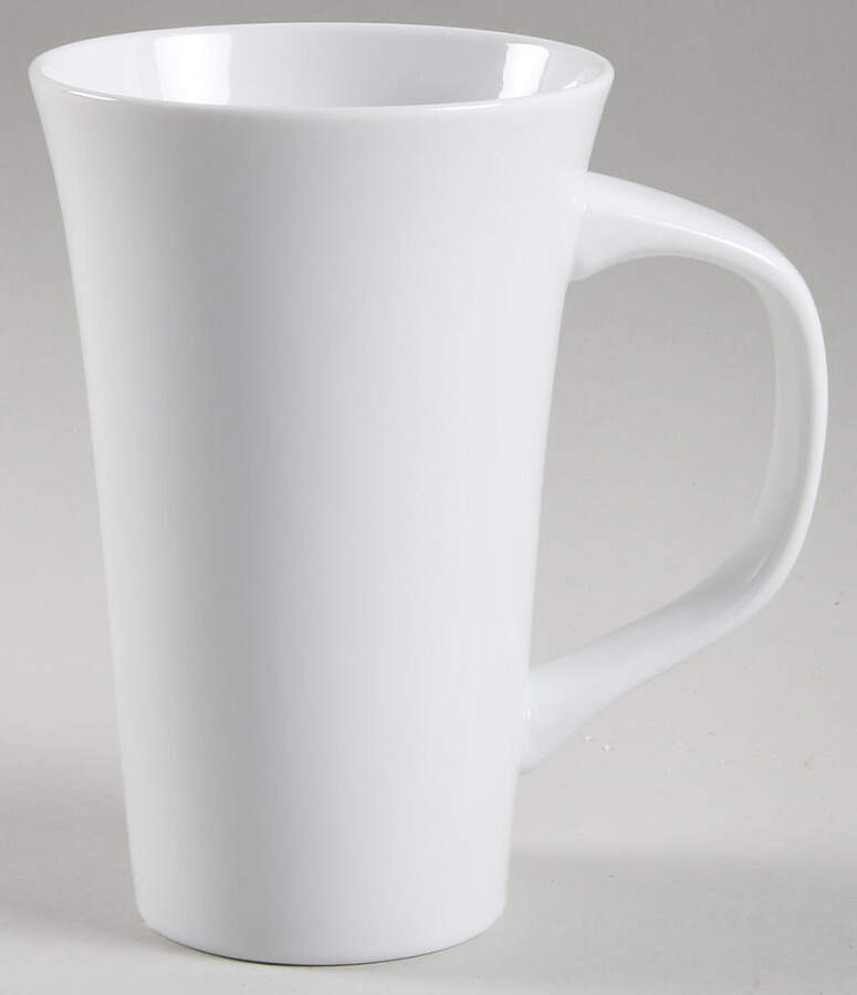 Everyday White (Porcelian) Latte Mug by Fitz & Floyd-1