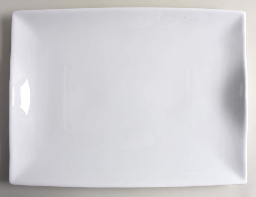 Everyday White (Porcelian) 18" Rectangular Serving Platter by Fitz & Floyd-1
