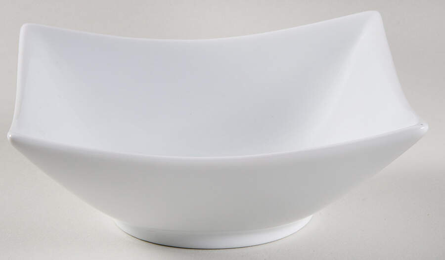 Everyday White (Porcelian) Square Cereal Bowl by Fitz & Floyd-1