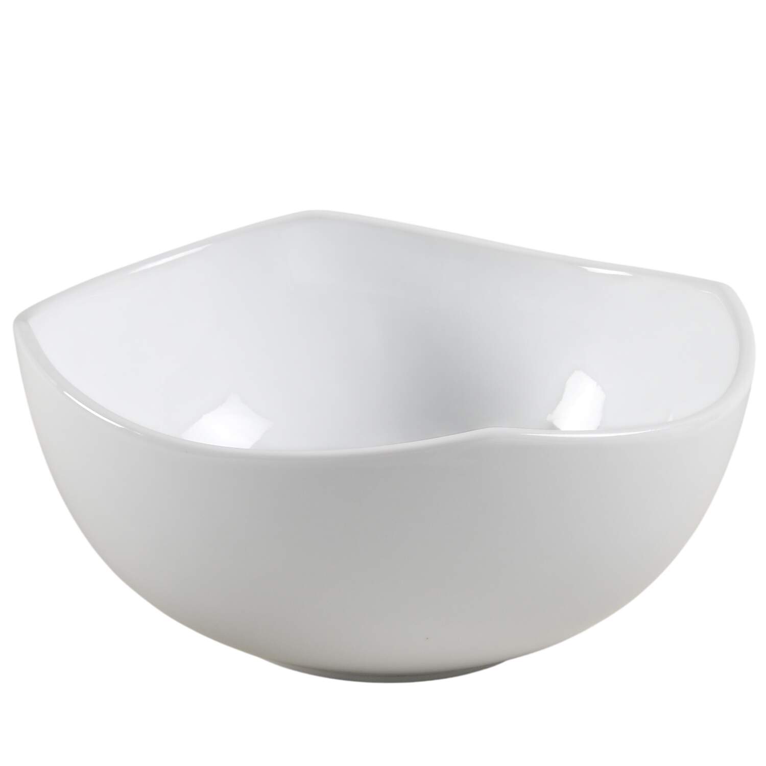Everyday White (Porcelian) 8" Square Vegetable Bowl by Fitz & Floyd-1