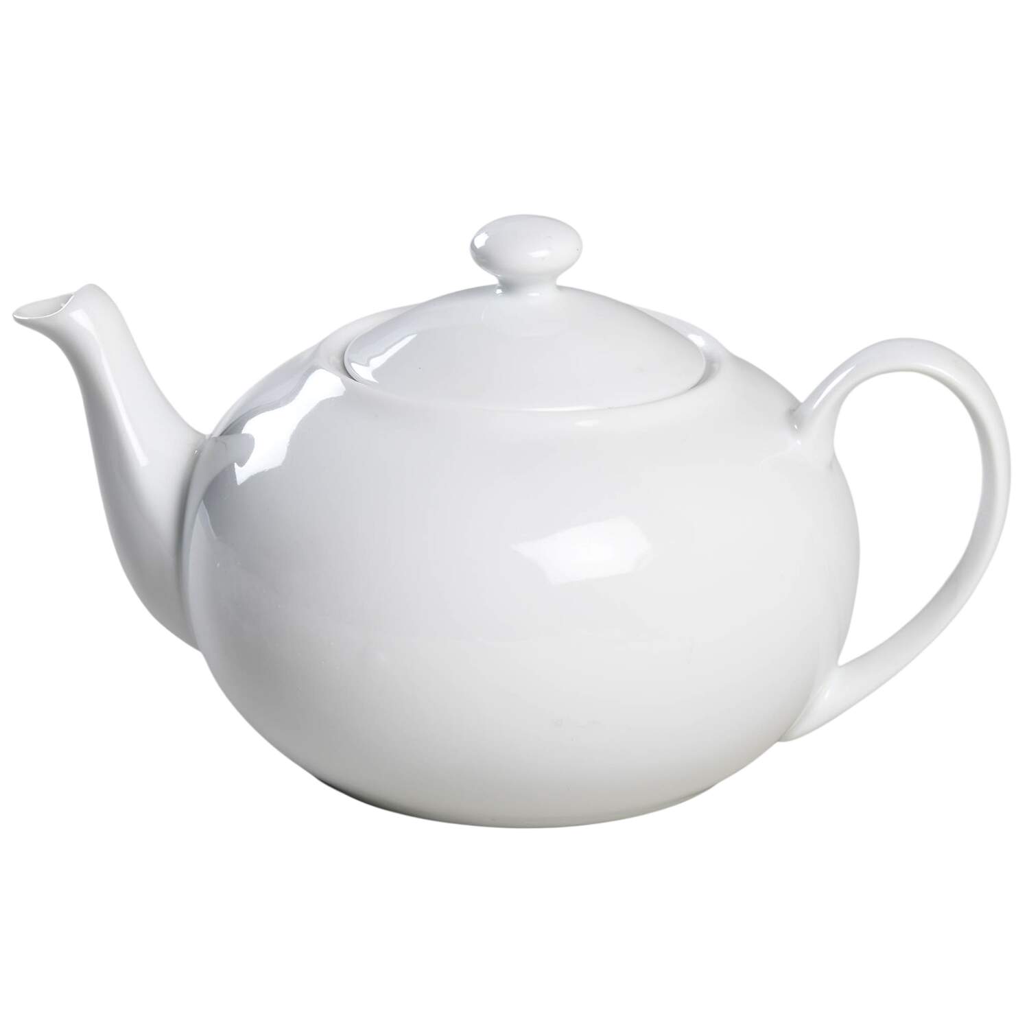 Everyday White (Porcelian) Teapot & Lid by Fitz & Floyd-1