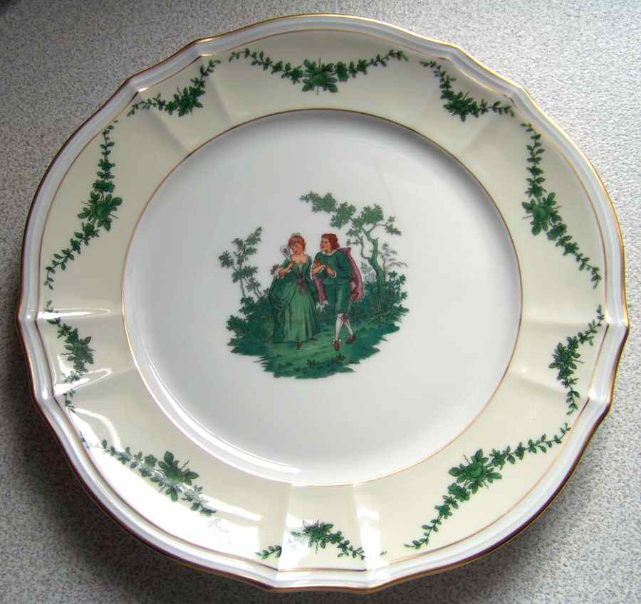 Watteau Dinner Plate by Furstenberg-1