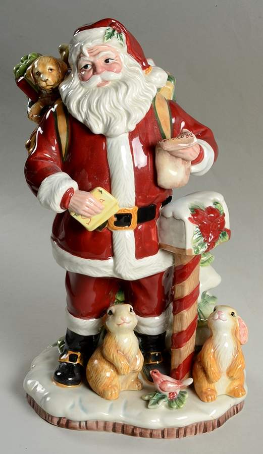Dear Santa Santa Claus Figurine by Fitz & Floyd-1