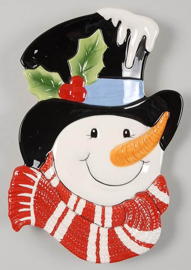 Snow Days Canape Plate by Fitz & Floyd-1