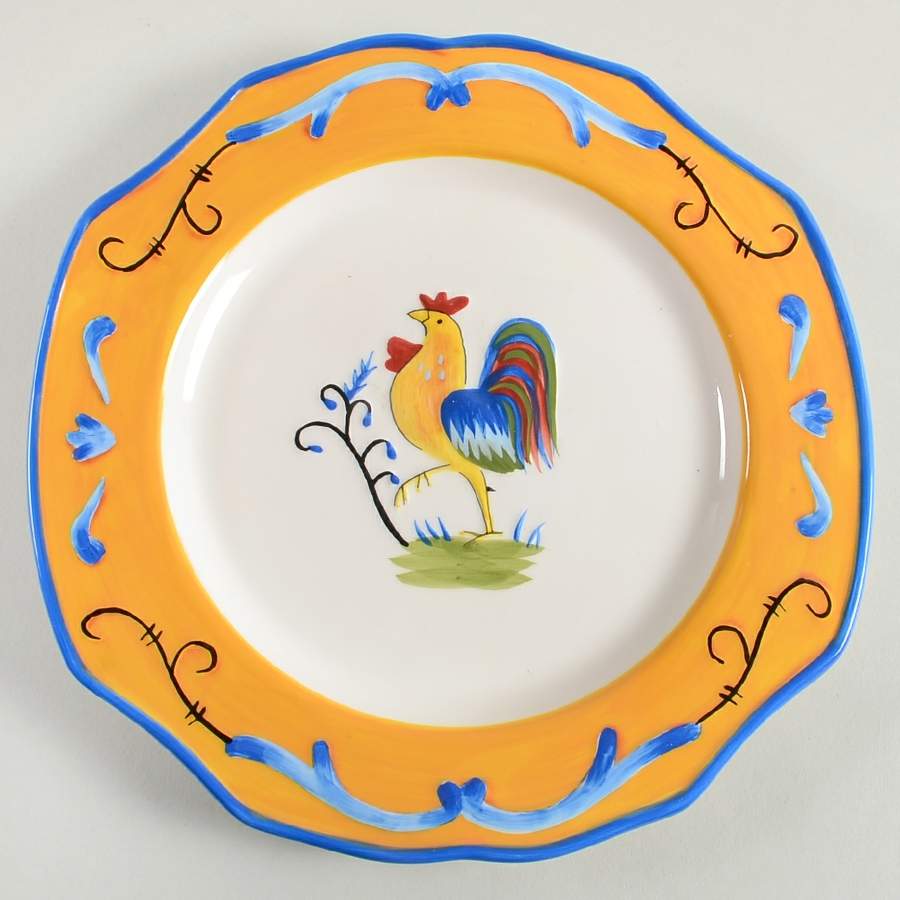 Ricamo Leonardo Square Salad Plate by Fitz & Floyd-1