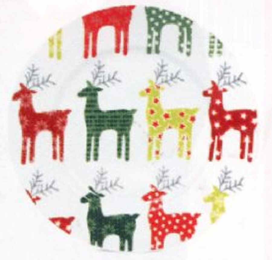 Reindeer Row Salad Plate by Fitz and Floyd-1