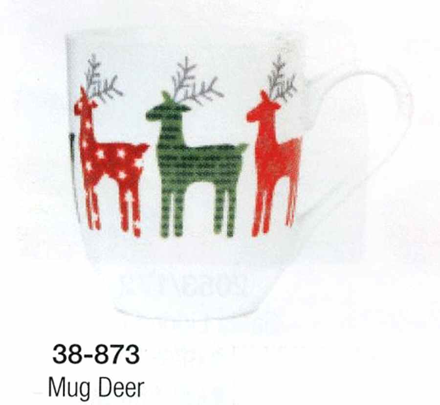 Reindeer Row Mug by Fitz and Floyd-1