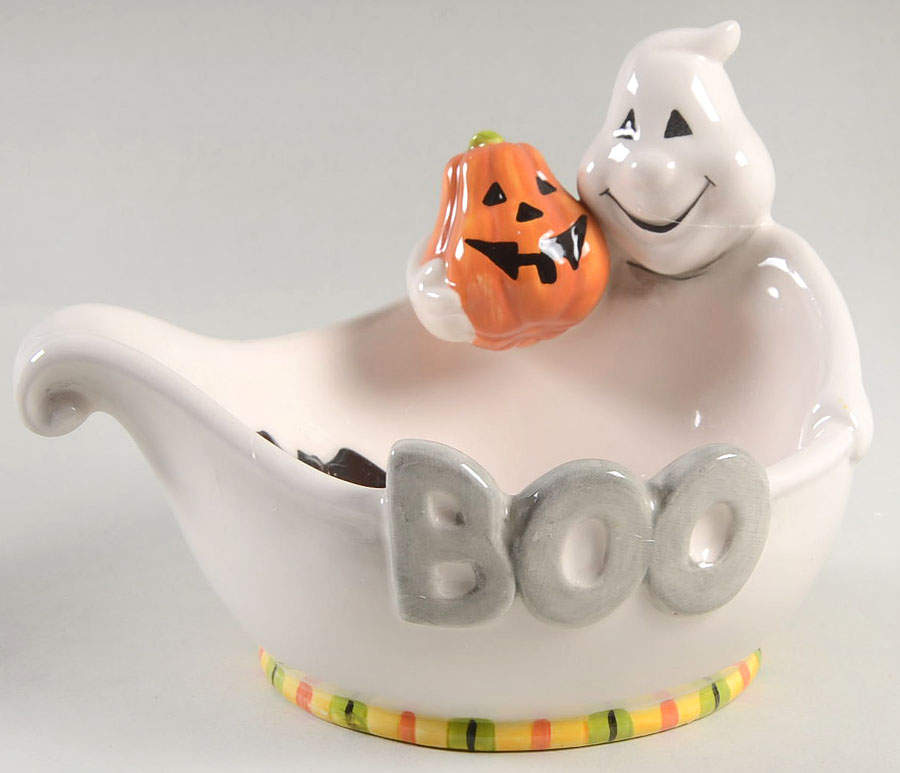 Boo 6" Figural Serving Bowl by Fitz & Floyd-1