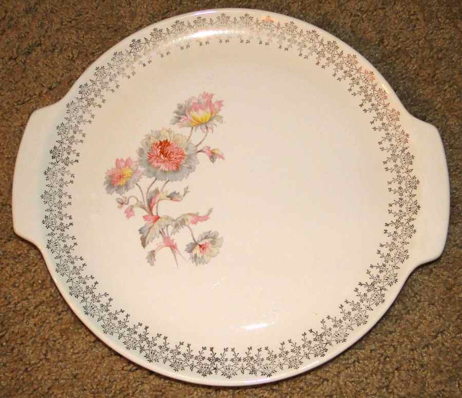 FSX168 Handled Cake Plate by French Saxon-1