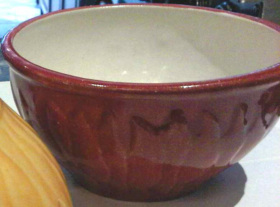 Petal Embossed (Crimson) Coupe Cereal Bowl by Fioriware-1