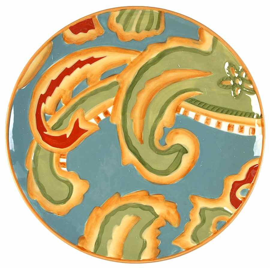 Carissa Paisley Luncheon Plate by Fitz & Floyd-1