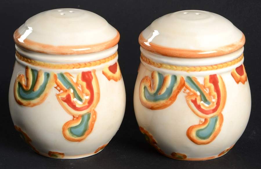 Carissa Paisley Salt & Pepper Set by Fitz & Floyd-1