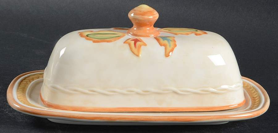Carissa Paisley 1/4 Lb Covered Butter by Fitz & Floyd-1
