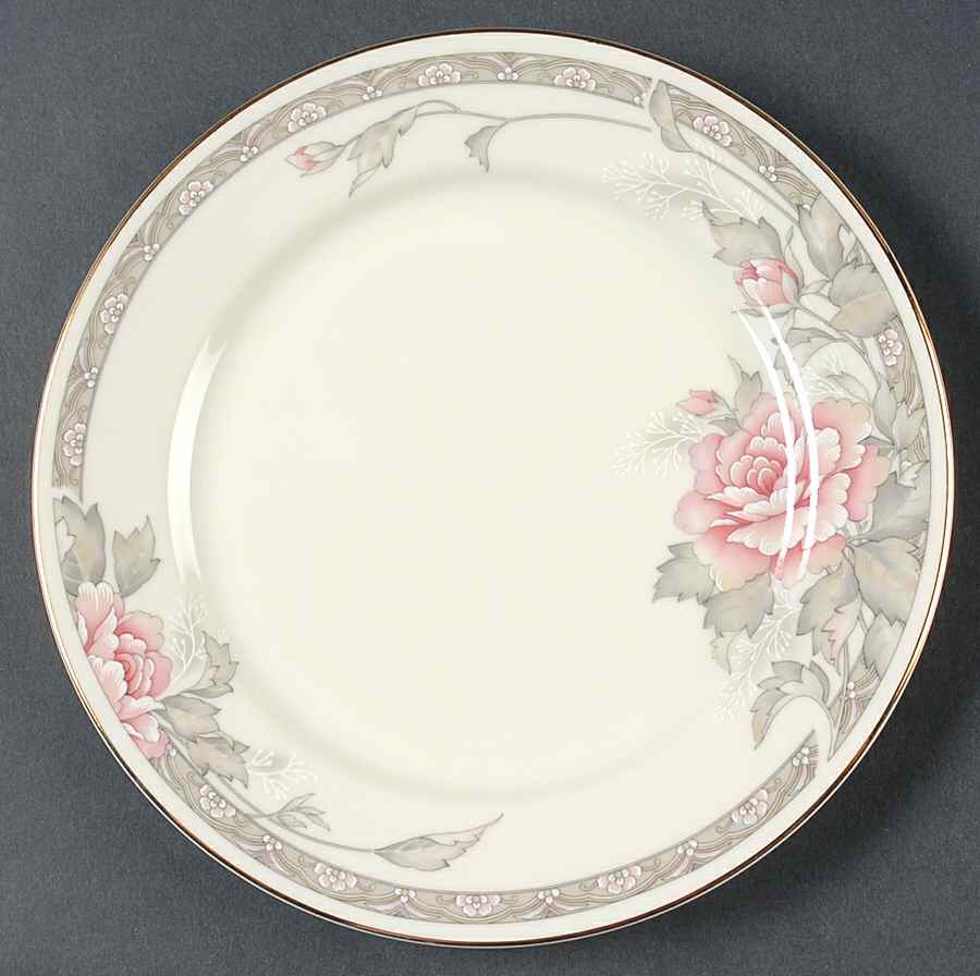 English Rose Salad Plate by Fine China of Japan-1