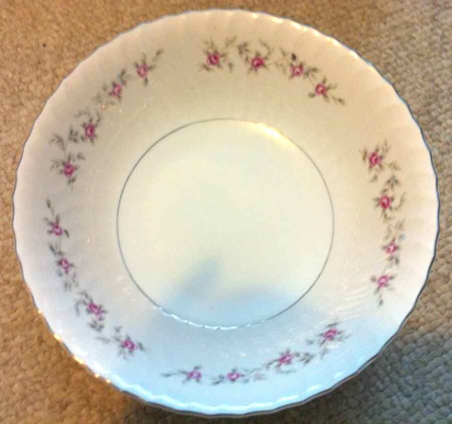 Blossom Swirl Dinner Plate by Fine China of Japan-1