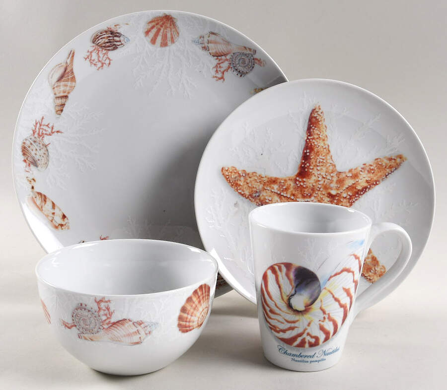 Captiva 4 Piece Place Setting by Florida Marketplace-1