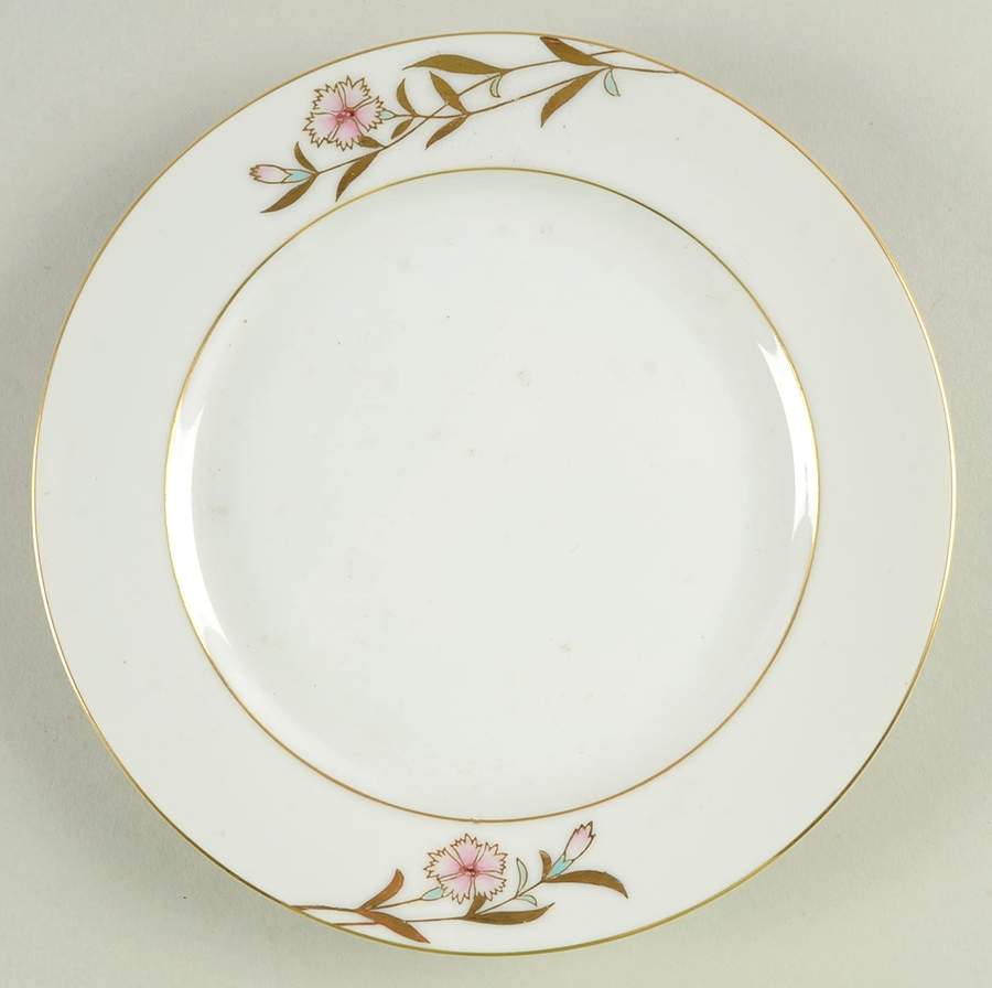 Flora (Rim Shape) Salad Plate by Fukagawa-1