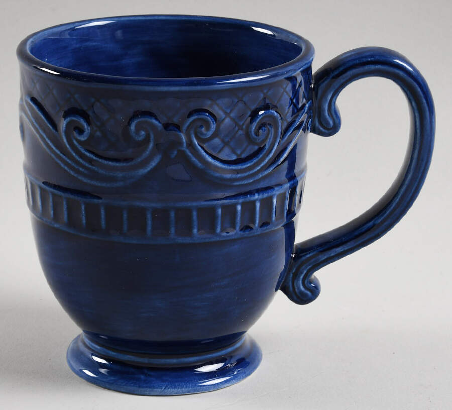 Ricamo Blue Mug by Fitz & Floyd-1