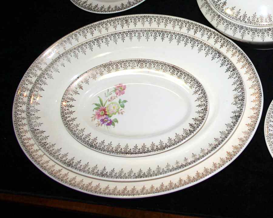 FSX174 12" Oval Serving Platter by French Saxon-1