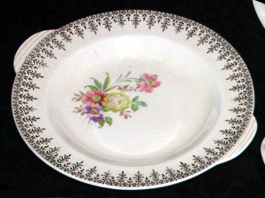 FSX174 Handled Cake Plate by French Saxon-1