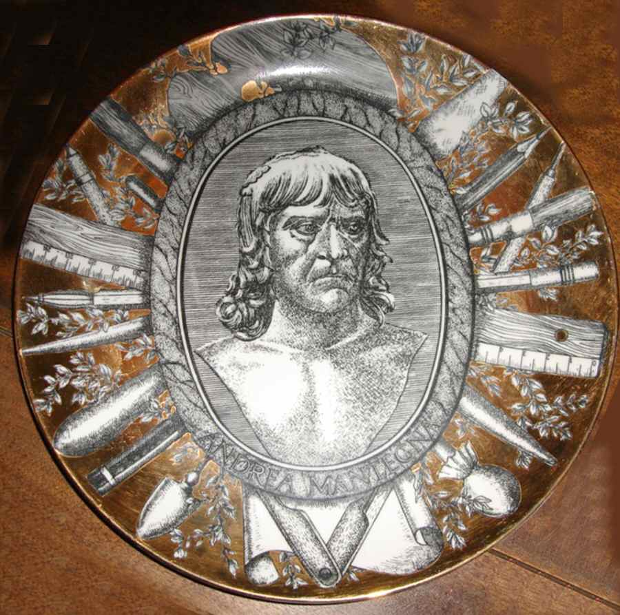 FOI2 Dinner Plate by Piero Fornasetti-1
