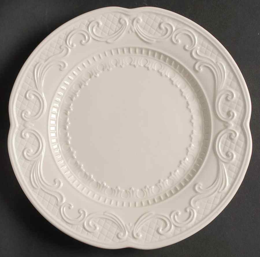 Ricamo White Salad Plate by Fitz & Floyd-1