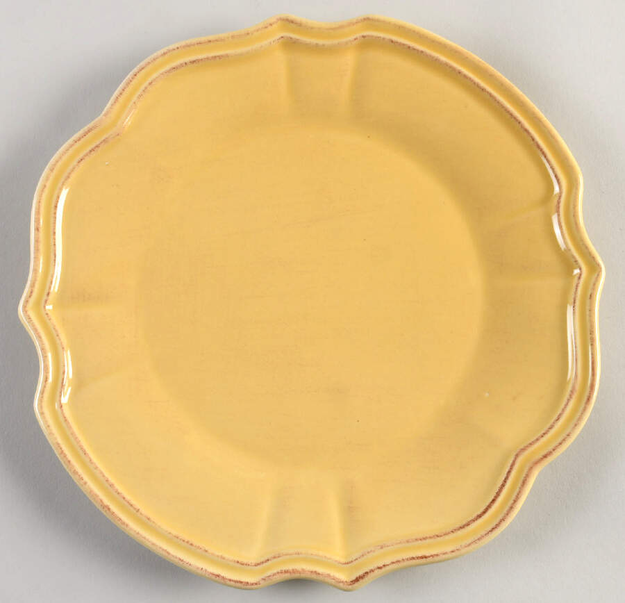 FCB2 Yellow Dinner Plate by Faianca Subtil-1