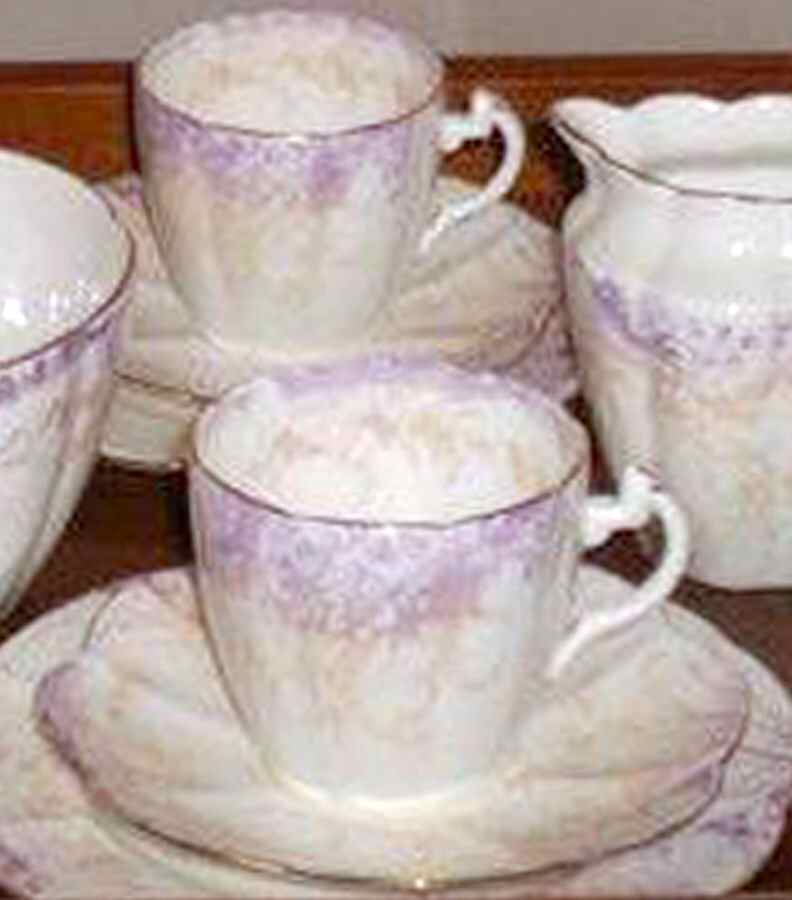 5024 Flat Cup & Saucer Set by Foley-1