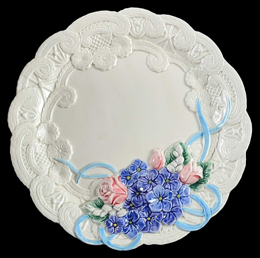 Victorian Lace Canape Plate by Fitz & Floyd-1