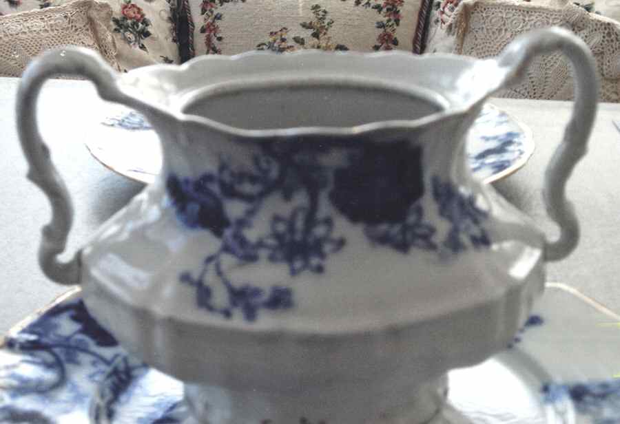 Lotus Sugar Bowl No Lid by Furnivals-1