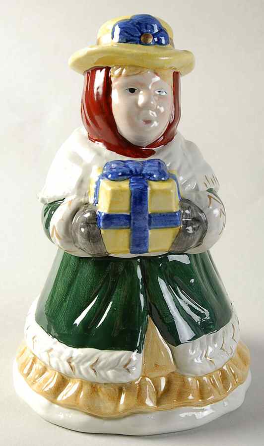 Village Carolers Sugar Bowl & Lid by Fitz & Floyd-1