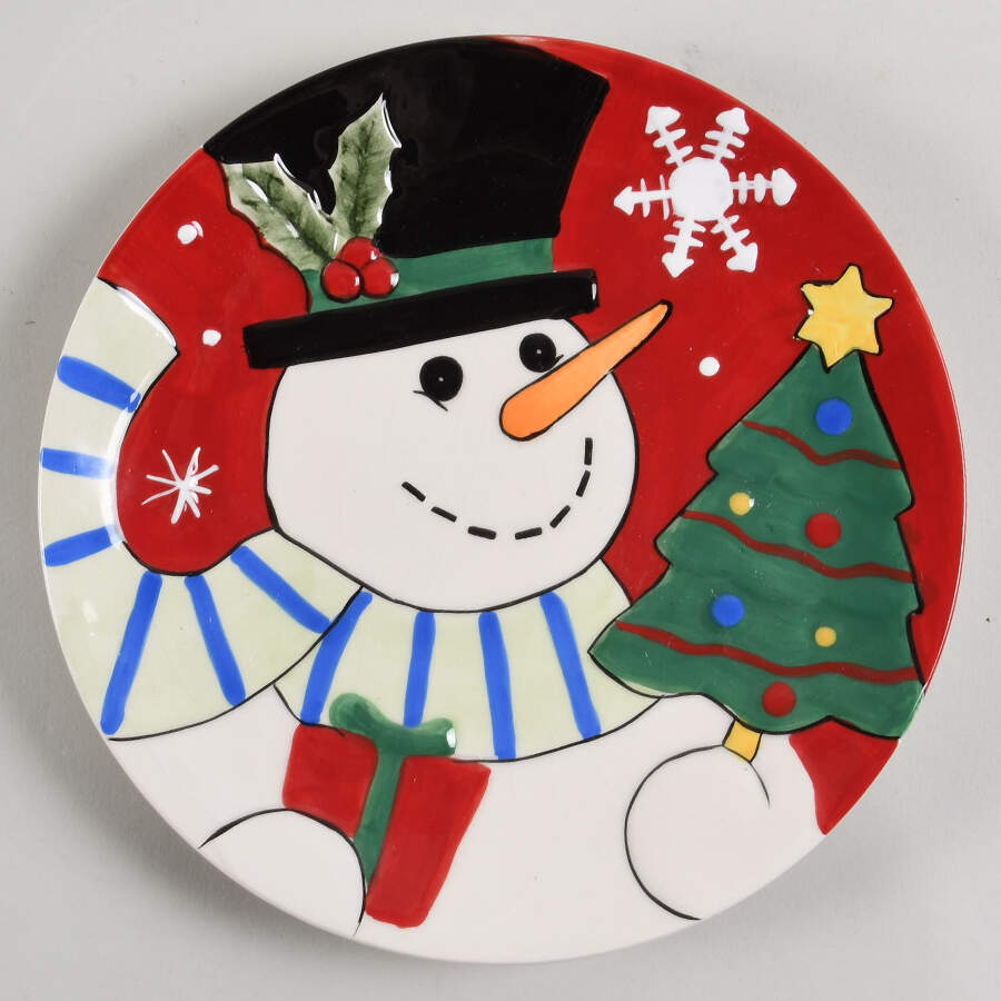Merry & Bright Canape Plate by Fitz & Floyd-1