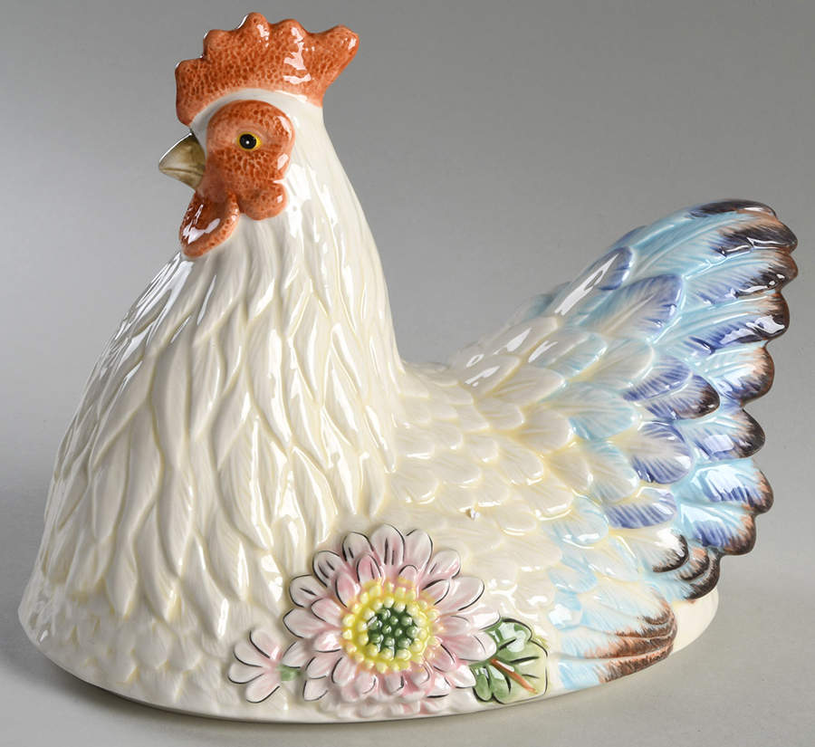 Toulouse Lid for Figural Oval Vegetable by Fitz & Floyd-1