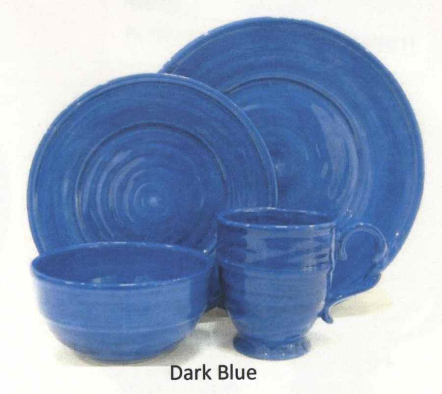 Artisan Dark Blue Dinner Plate by Fitz & Floyd-1