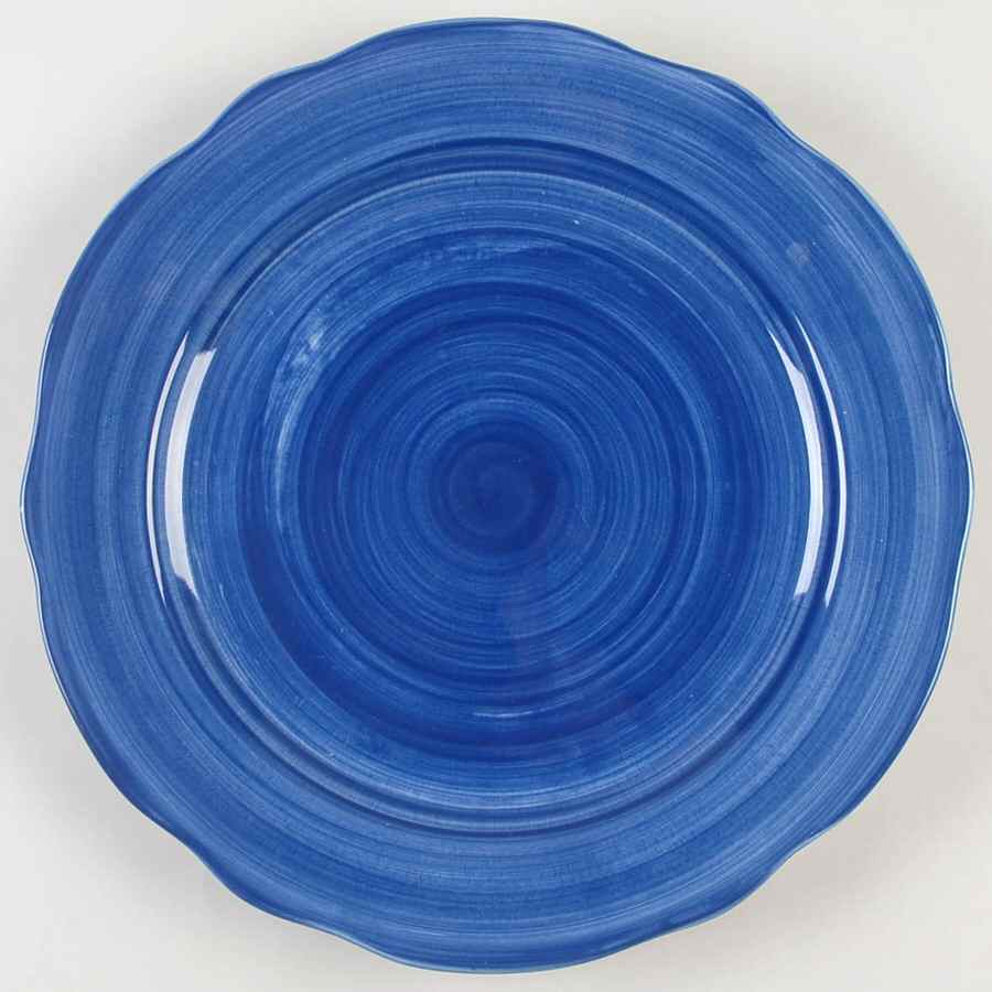 Flora Blue Service Plate (Charger) by Franciscan-1