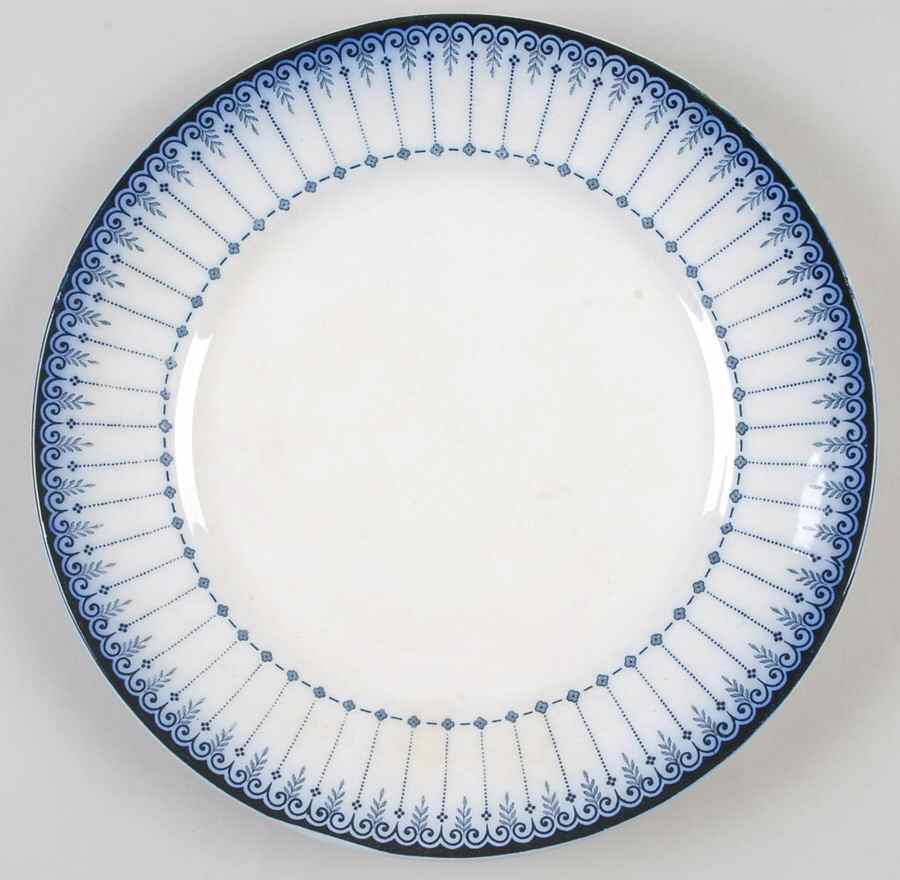 Grecian( Gold Trim) Dinner Plate by Ford & Sons-1