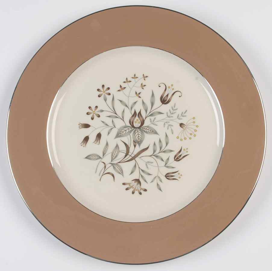 Woodsong Cocoa (Rim) Dinner Plate by Flintridge-1