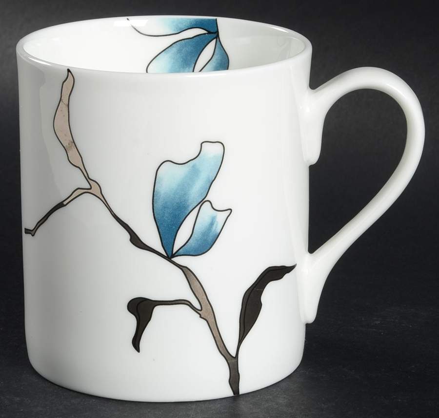 Nevaeh (Fiore Blue) Mug by Fitz & Floyd-1