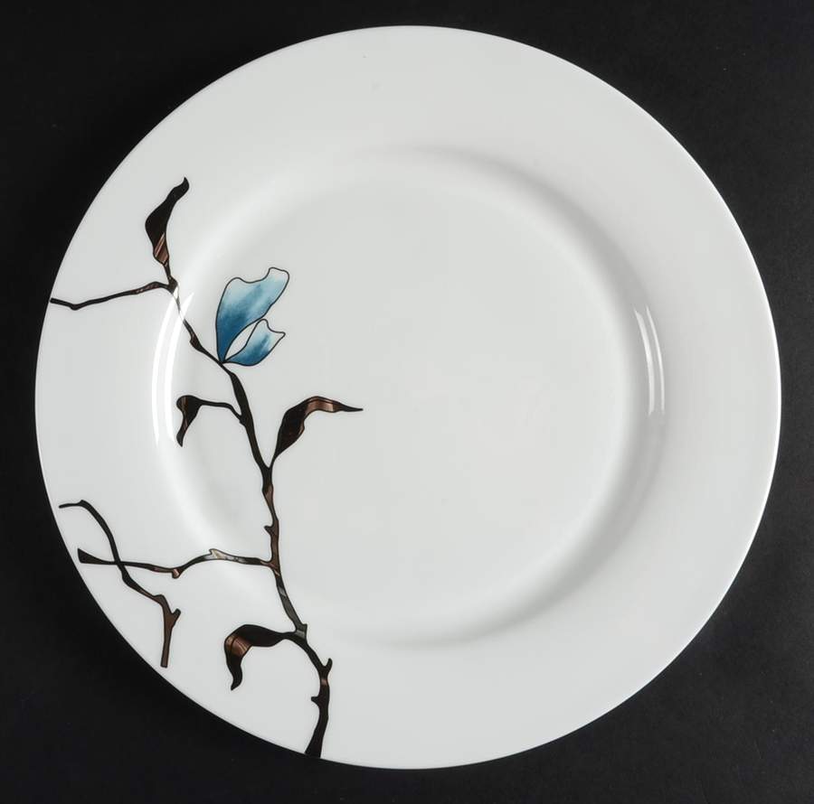 Nevaeh (Fiore Blue) Dinner Plate by Fitz & Floyd-1