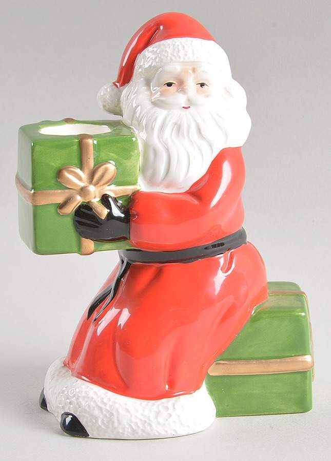 St. Nicholas 5" Candlestick by Fitz & Floyd-1